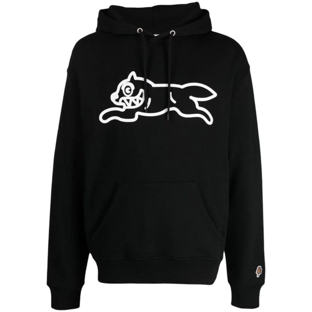 ICECREAM Mens Run Dog Long-Sleeved Hoodie / Black
